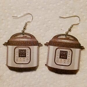 PRESSURE COOKER CROCKPOT HOTPOT Earrings